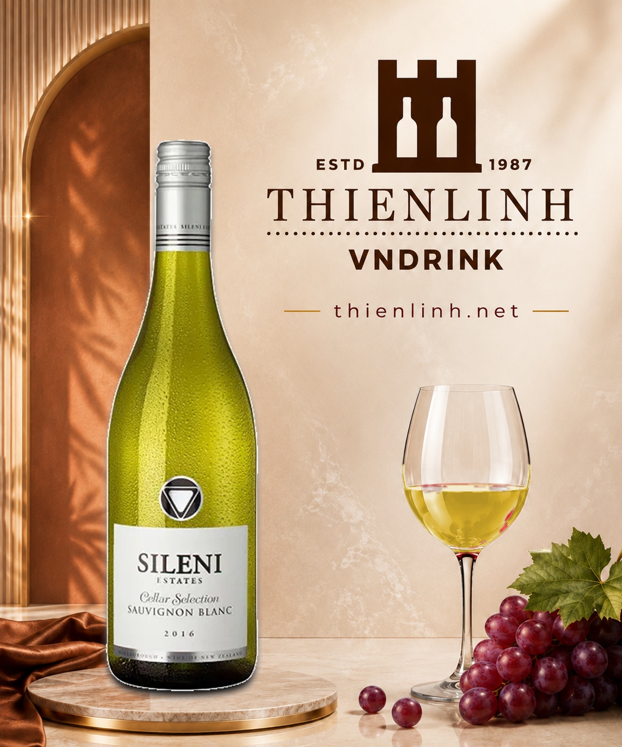 Sileni Sauvignon Blanc Cellar Selection Marlborough vang trắng New Zealand