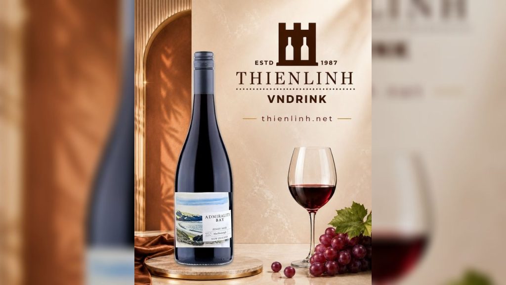 Admirality Bay Pinot Noir 2022 vang đỏ New Zealand