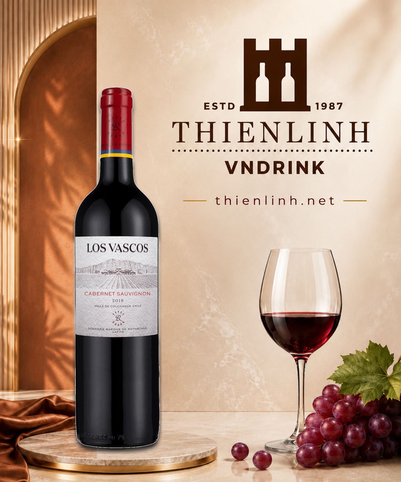 Los Vascos Cabernet Sauvignon 2019 – Thiên Linh VNDrink