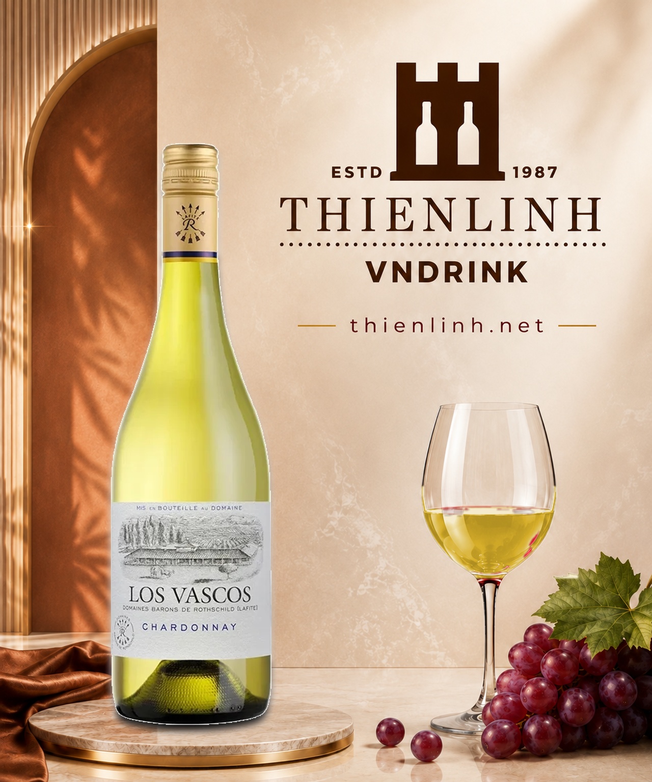 Los Vascos Chardonnay 2022 – Thiên Linh VNDrink