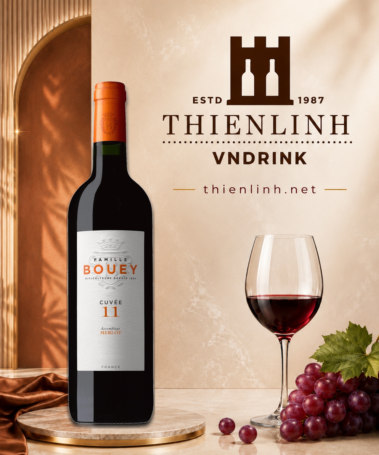 Famille Bouey Cuvée 11 Merlot 2022 – Thiên Linh VNDrink