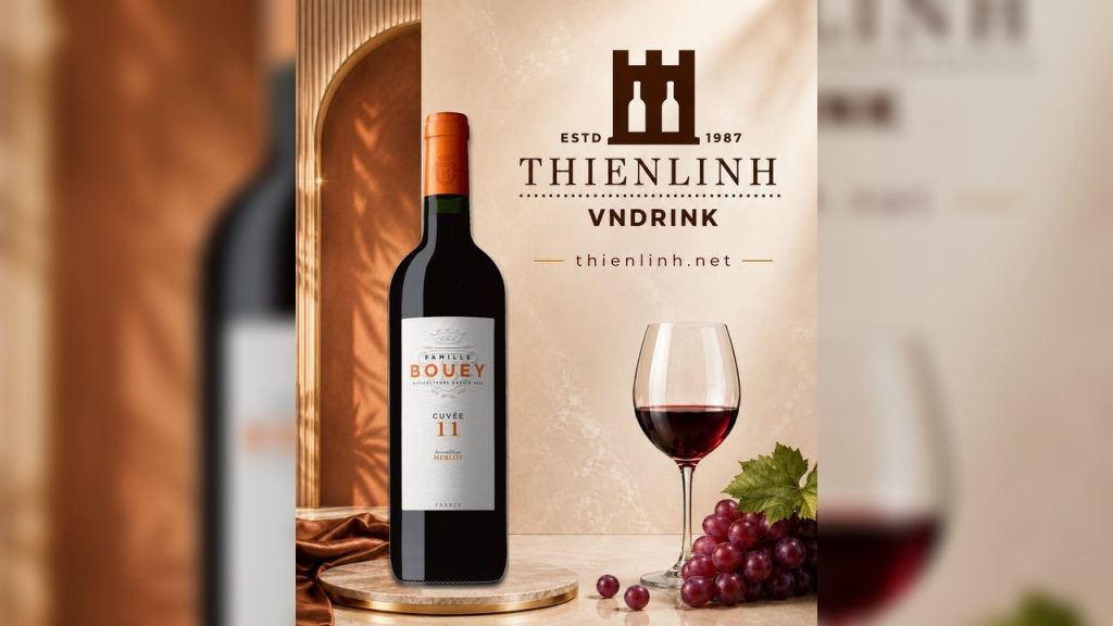 Famille Bouey Cuvée 11 Merlot 2022 - vang đỏ Bordeaux, Pháp, Thiên Linh VNDrink