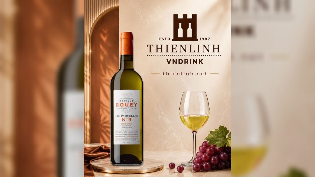Famille Bouey Les Parcelles N°9 - vang trắng Bordeaux, Pháp, Thiên Linh VNDrink