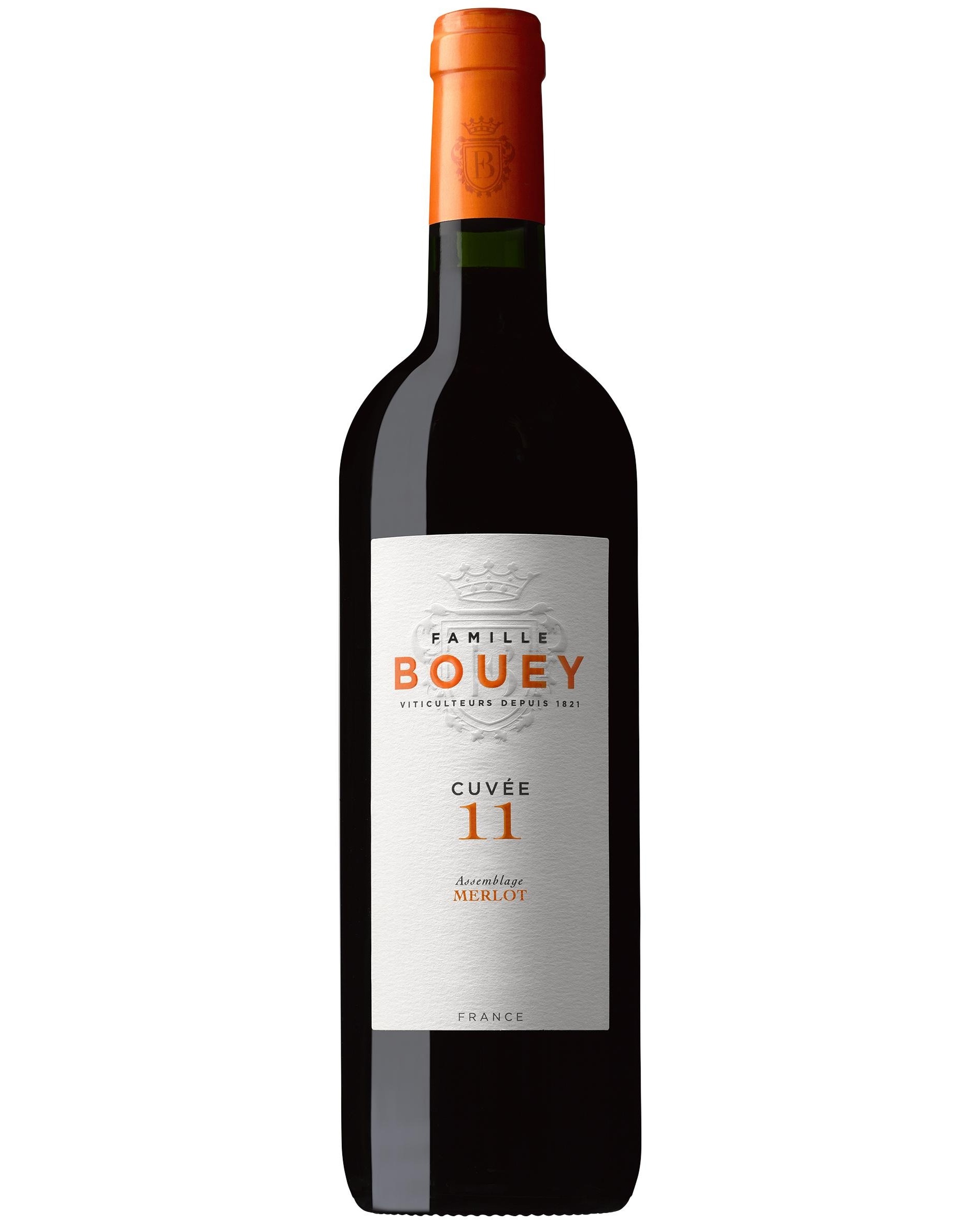 Rượu vang đỏ Famille Bouey Cuvée 11 Merlot Bordeaux 2022