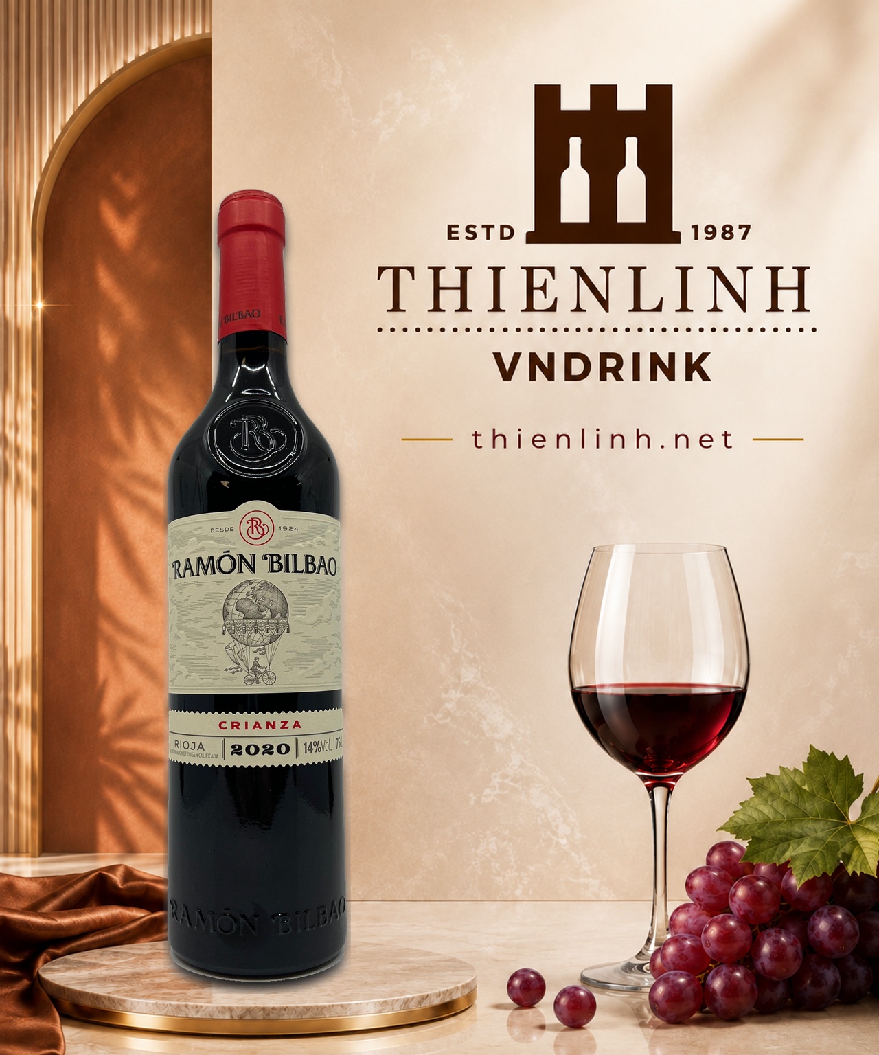 Ramón Bilbao Crianza 2020 – Thiên Linh VNDrink