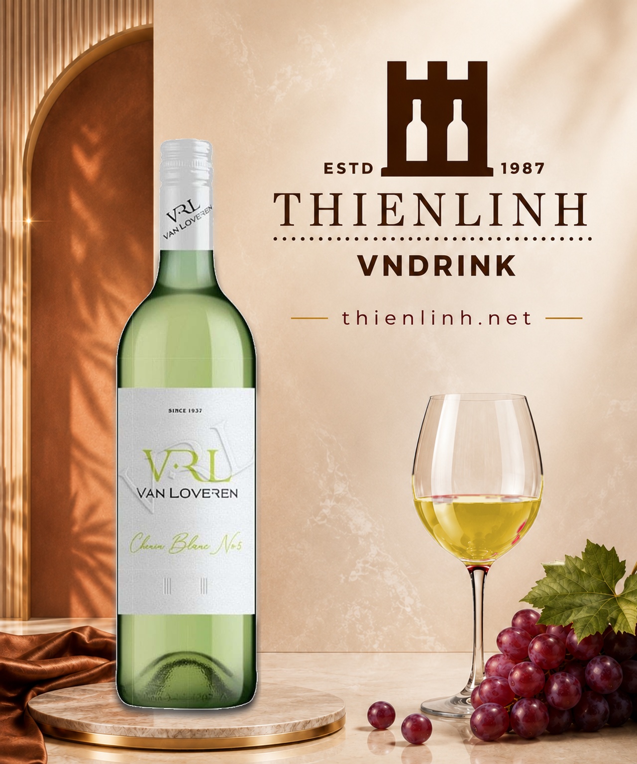 Van Loveren Chenin Blanc Robertson vang trắng Nam Phi