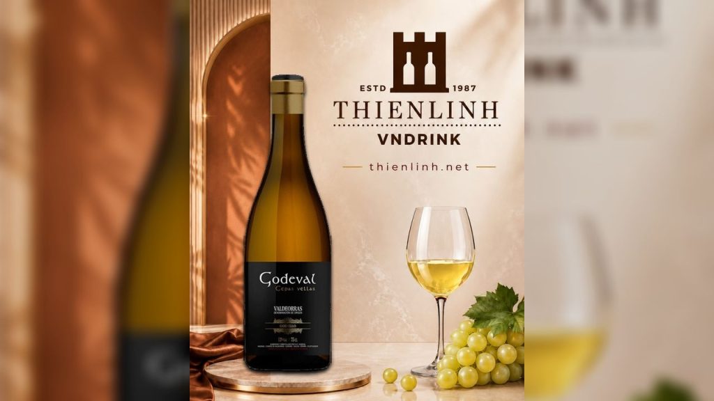 Godeval Cepas Vellas 2023 – vang trắng 100% Godello, D.O. Valdeorras, Galicia 13,5% – Thiên Linh VNDrink