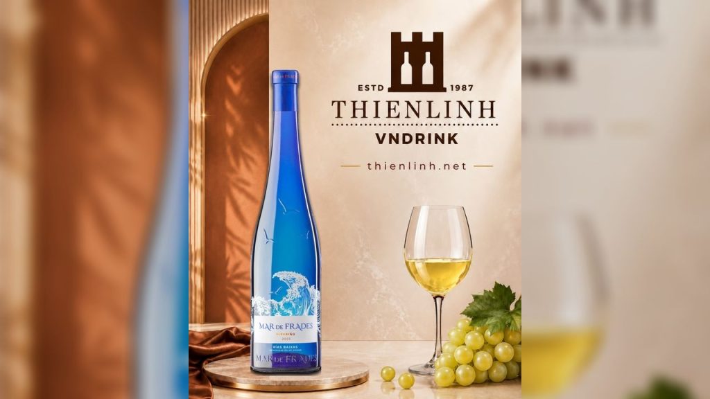 Mar de Frades Albariño 2023 – vang trắng 100% Albariño, D.O. Rías Baixas, Galicia 12,5% – Thiên Linh VNDrink