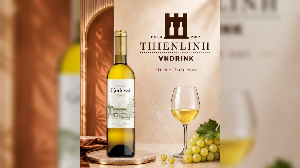 Godeval Godello 2024 – vang trắng 100% Godello, D.O. Valdeorras, Galicia 13,5% – Thiên Linh VNDrink