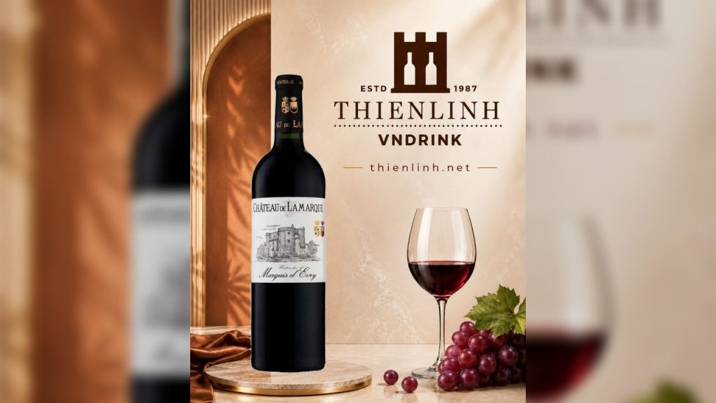 Château de Lamarque 2018 – Chai Haut-Médoc bước ra từ một pháo đài cổ