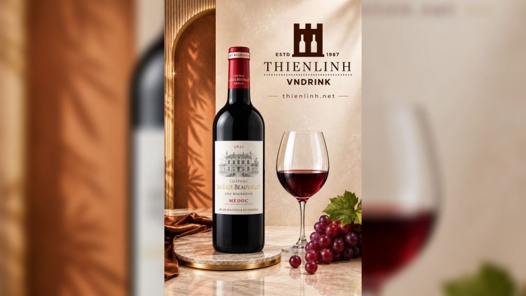 Château La Raze Beauvallet 2021 – vang đỏ Cru Bourgeois Pháp 13,5%, Médoc, Bordeaux – Thiên Linh VNDrink