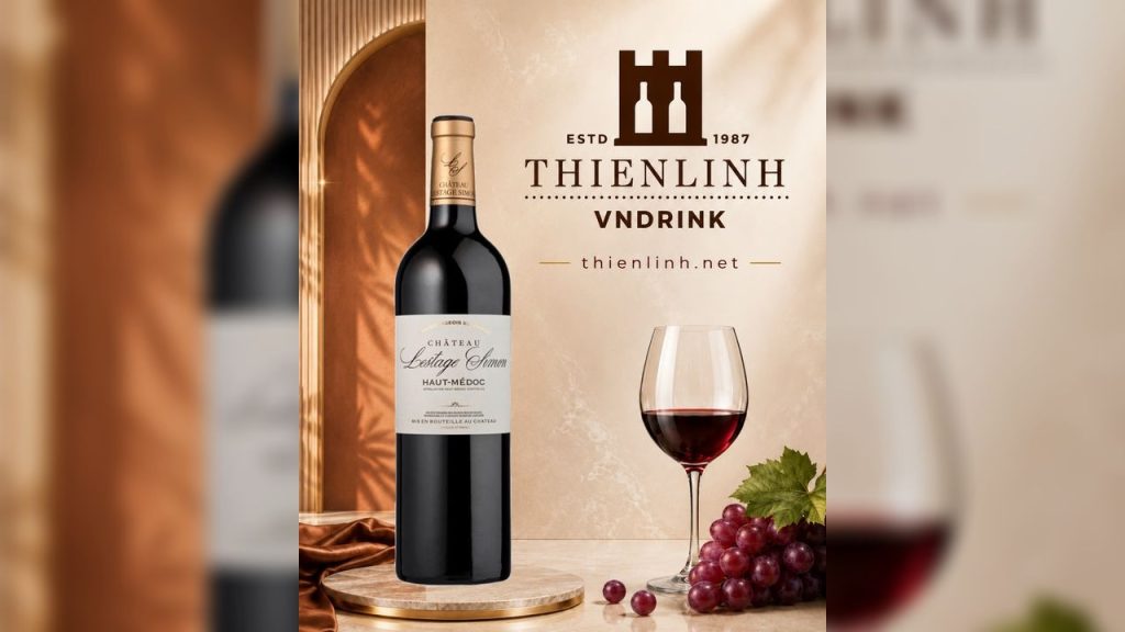 Château Lestage Simon – vang đỏ Pháp 14,5%, Merlot và Cabernet Sauvignon, Haut-Médoc – Thiên Linh VNDrink