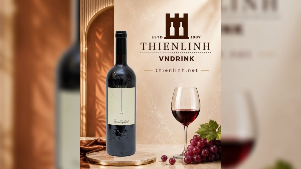 Gianni Gagliardo Barolo 2016 – vang đỏ Ý 14,5%, 100% Nebbiolo, Barolo DOCG – Thiên Linh VNDrink