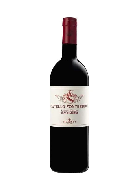 Chai rượu vang đỏ Castello Fonterutoli Chianti Classico Gran Selezione 2019 của Mazzei, giống Sangiovese, Toscana