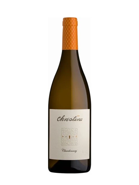 Chai rượu vang trắng Christina Chardonnay 2024 của Van Loveren từ vùng Robertson, Nam Phi, giống Chardonnay