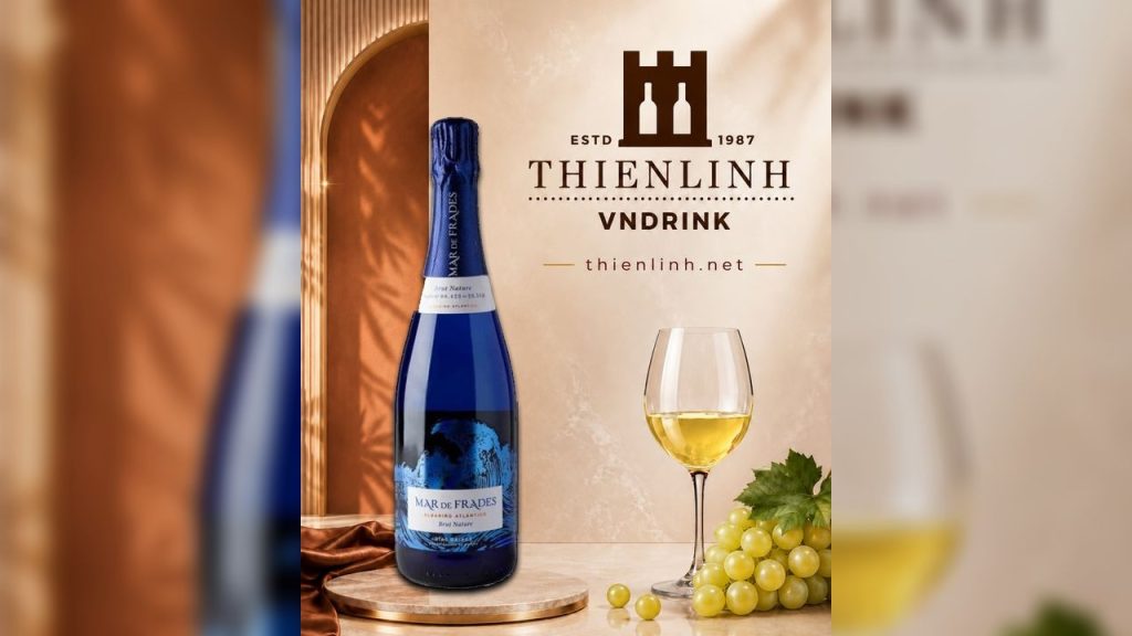 Mar de Frades Brut Nature – sparkling Albariño 100%, D.O. Rías Baixas, Galicia 12,5% – Thiên Linh VNDrink