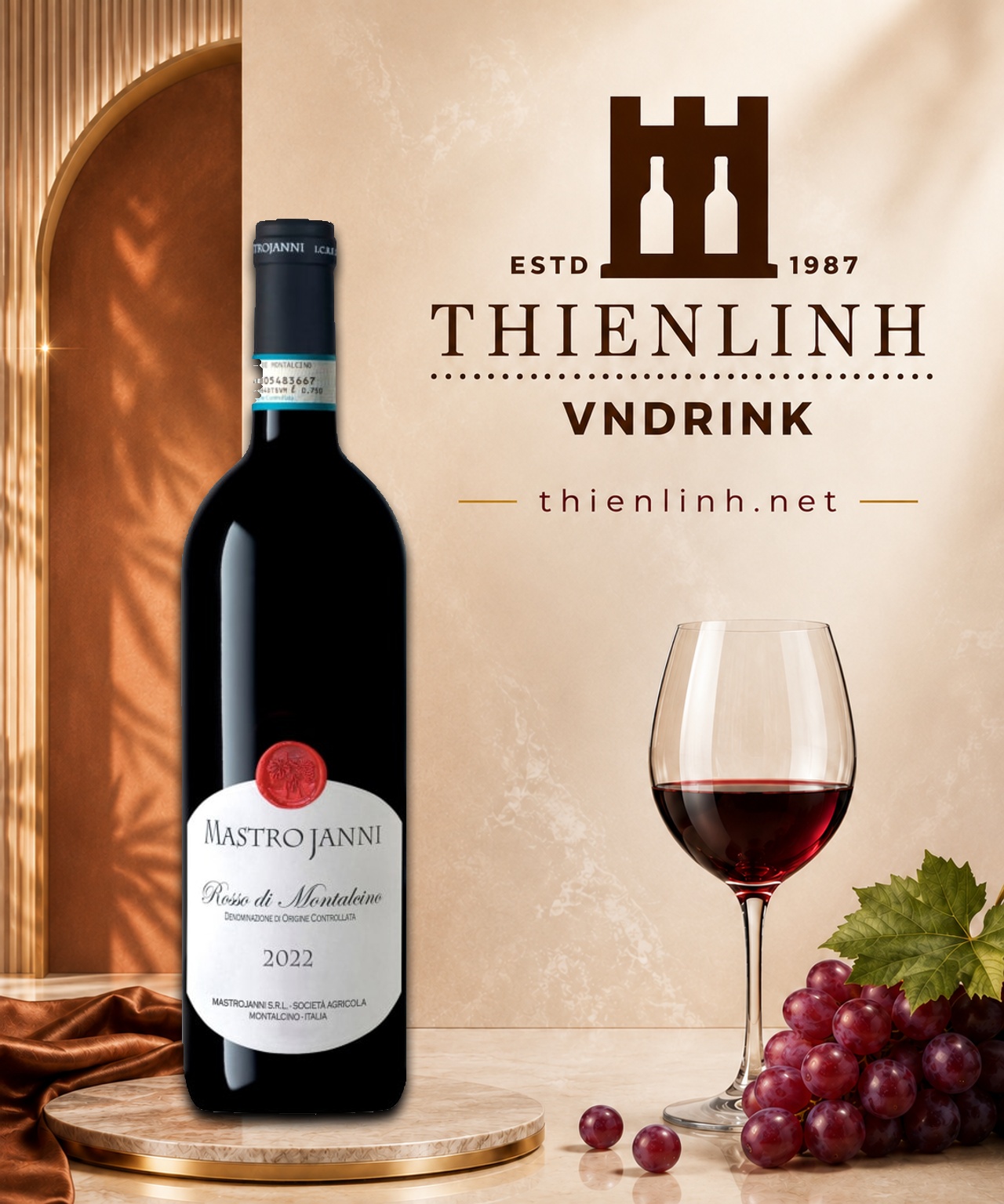 Mastrojanni Rosso di Montalcino 2022 Toscana Ý
