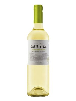 Chai rượu vang trắng Carta Vieja Sauvignon Blanc, Loncomilla Valley, Chile – Thiên Linh VNDrink