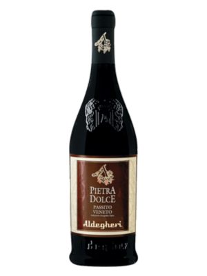 Chai rượu vang đỏ ngọt Aldegheri Pietra Dolce Passito Veneto IGT 2018