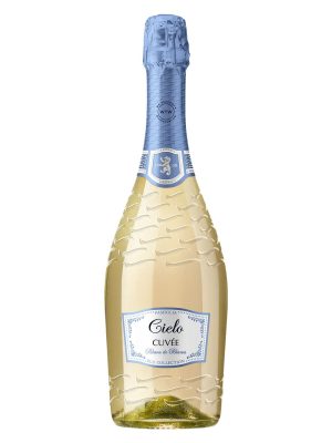 Rượu vang sủi Cielo Cuvée Blanc de Blancs nho Glera Veneto Ý 10,5% hoa trắng táo xanh lê chín hợp hải sản
